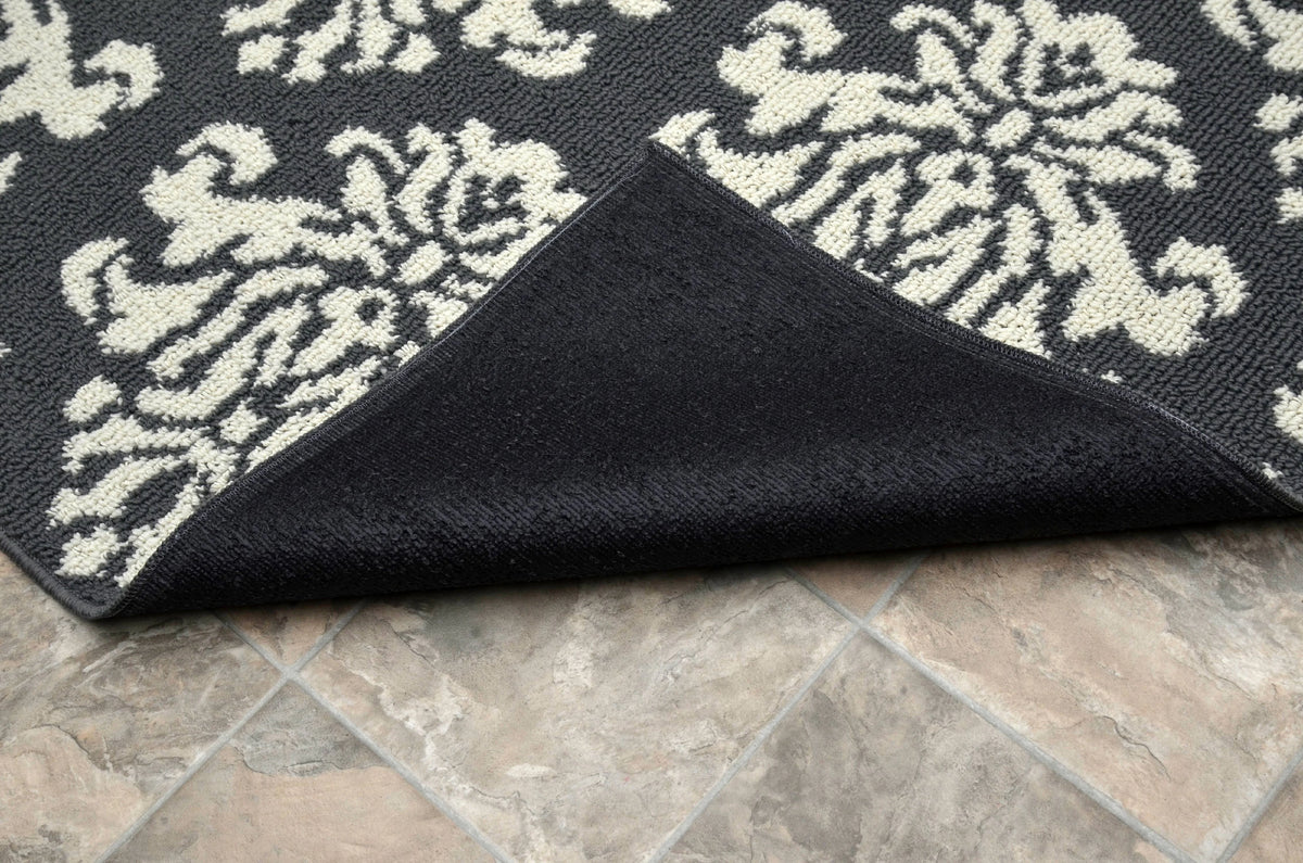 Cinder Gray/Ivory 4 ft. x 6 ft. Indoor/Outdoor Area Rug L325