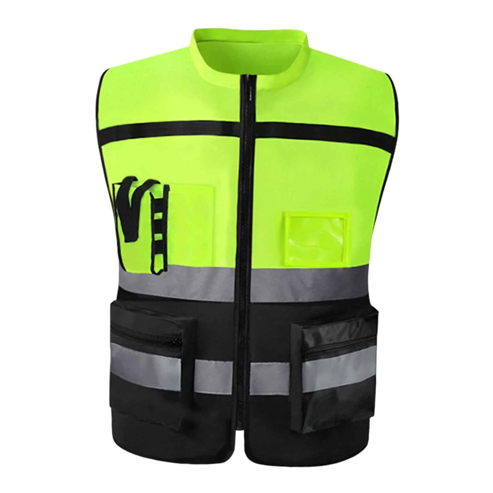 High Visibility Yellow Reflective Safety Vest A442