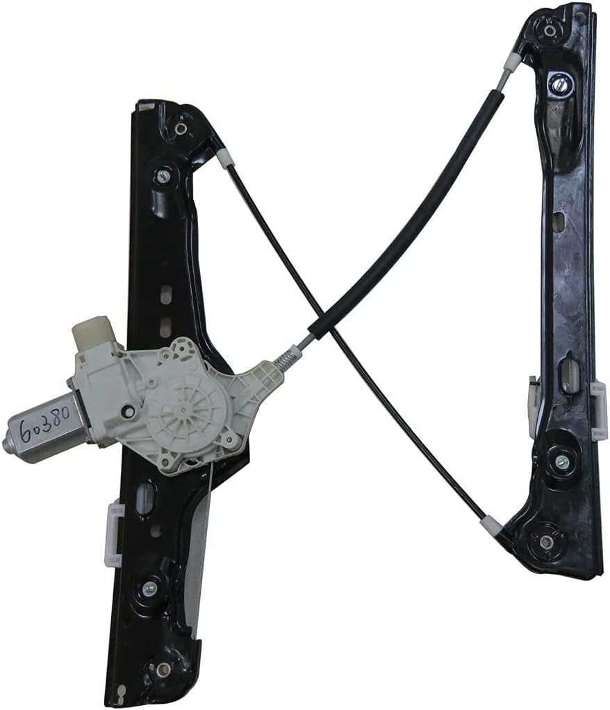 Window Regulator Assembly Front Passenger Side Power Cable Anti Pitch Sedan Wagon N81545