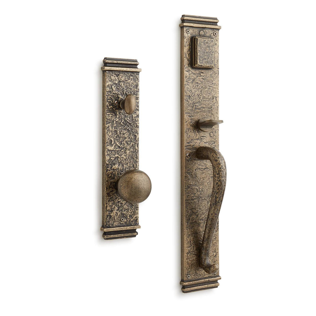 Satin Brass Full Plate Keyed Entry Single Cylinder Deadbolt A3147