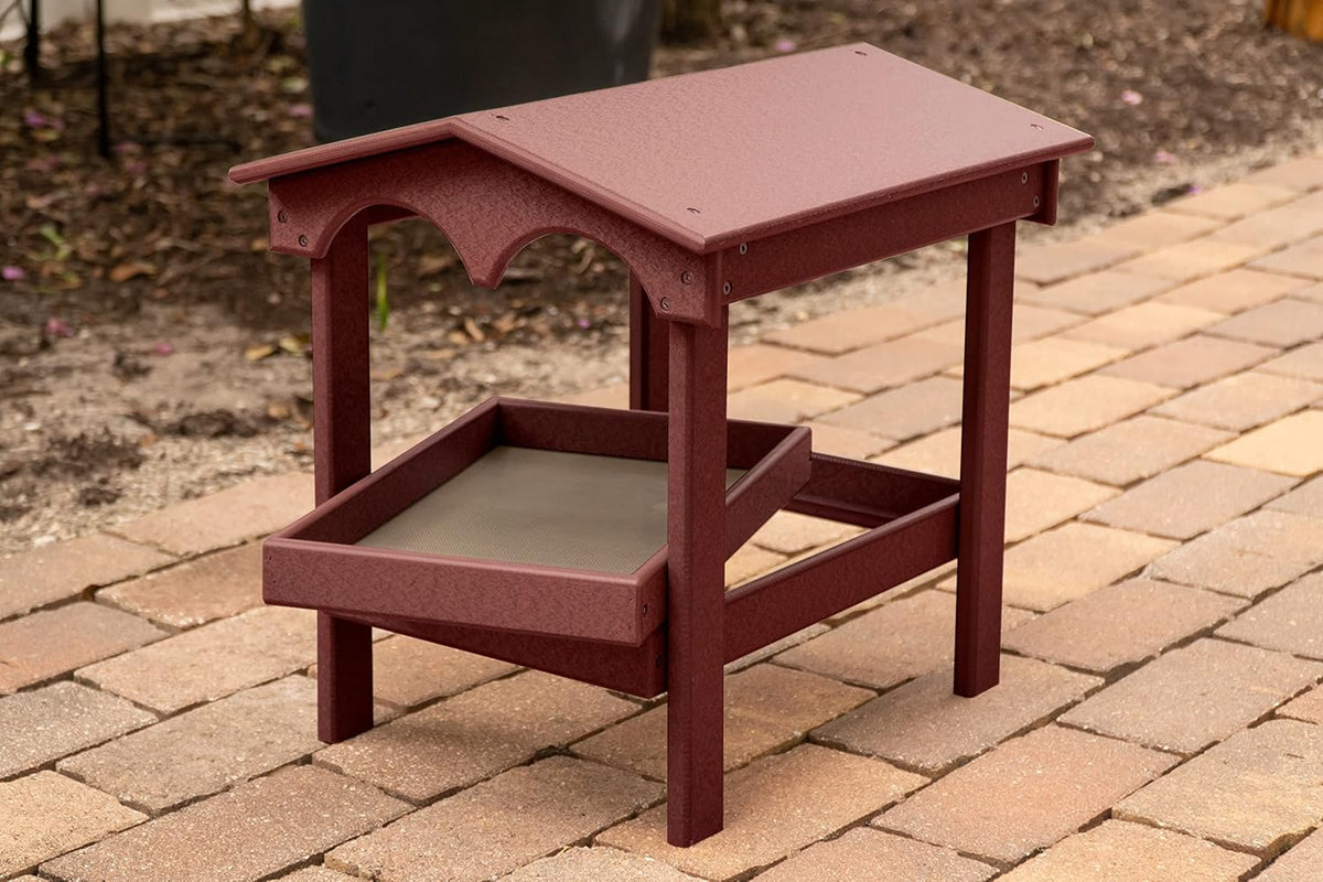 Large Covered Ground Feeder with Removable Tray W439625