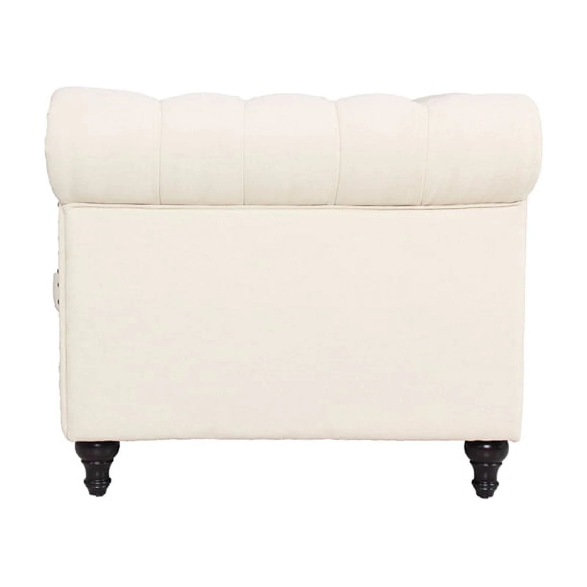 3 Piece Microfiber Sofa and 2-Loveseat Set in Cream P77166