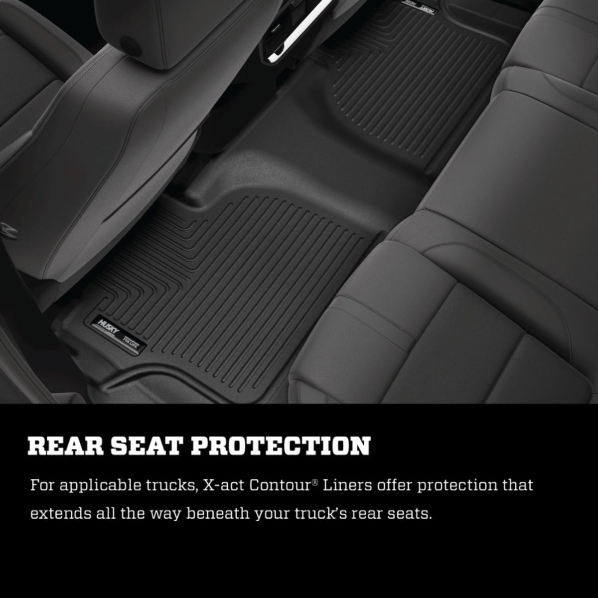 Black 2nd Seat Floor Liner Q70200