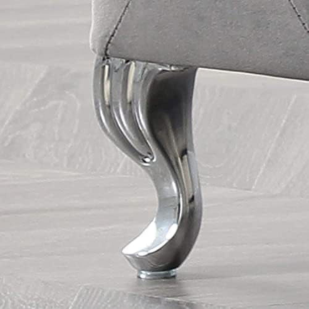 Velvet Flip Top Bench with Safety Hinge C3715