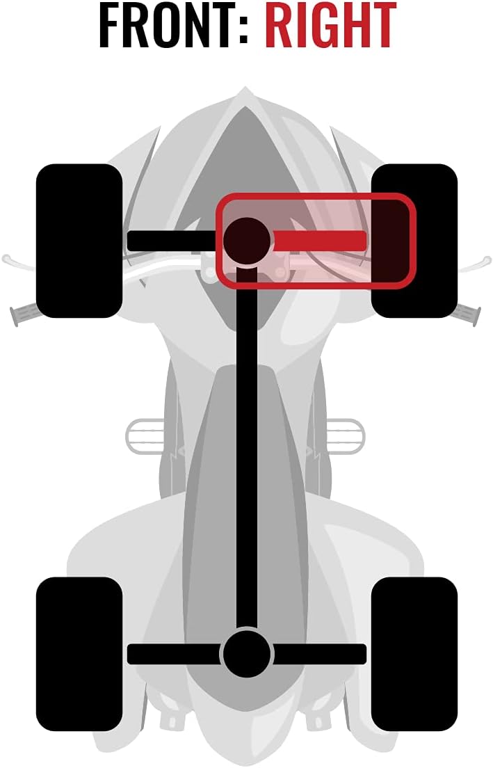 Front Right Axle for Can-Am Maverick 1000 4X4 Z6376