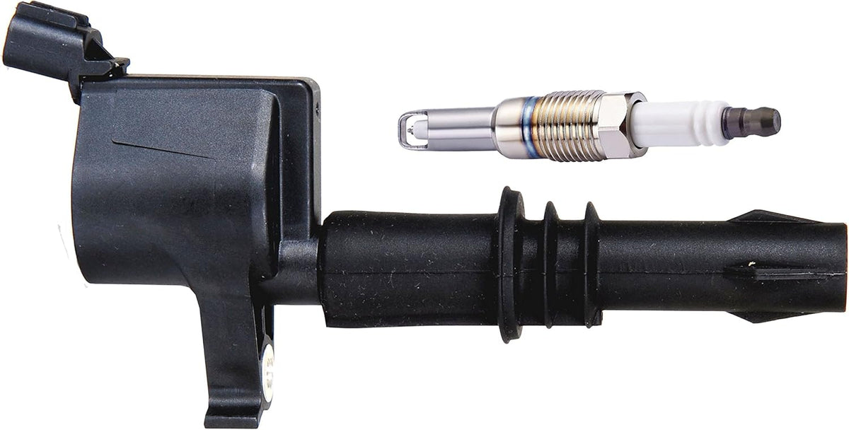 Set of 8 Platinum Spark Plug and 8 Ignition Coil Pack Compatible with Ford 5.4L 4.6L A281644