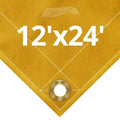 10 oz Tan Canvas Tarps 12 x 24 K160324