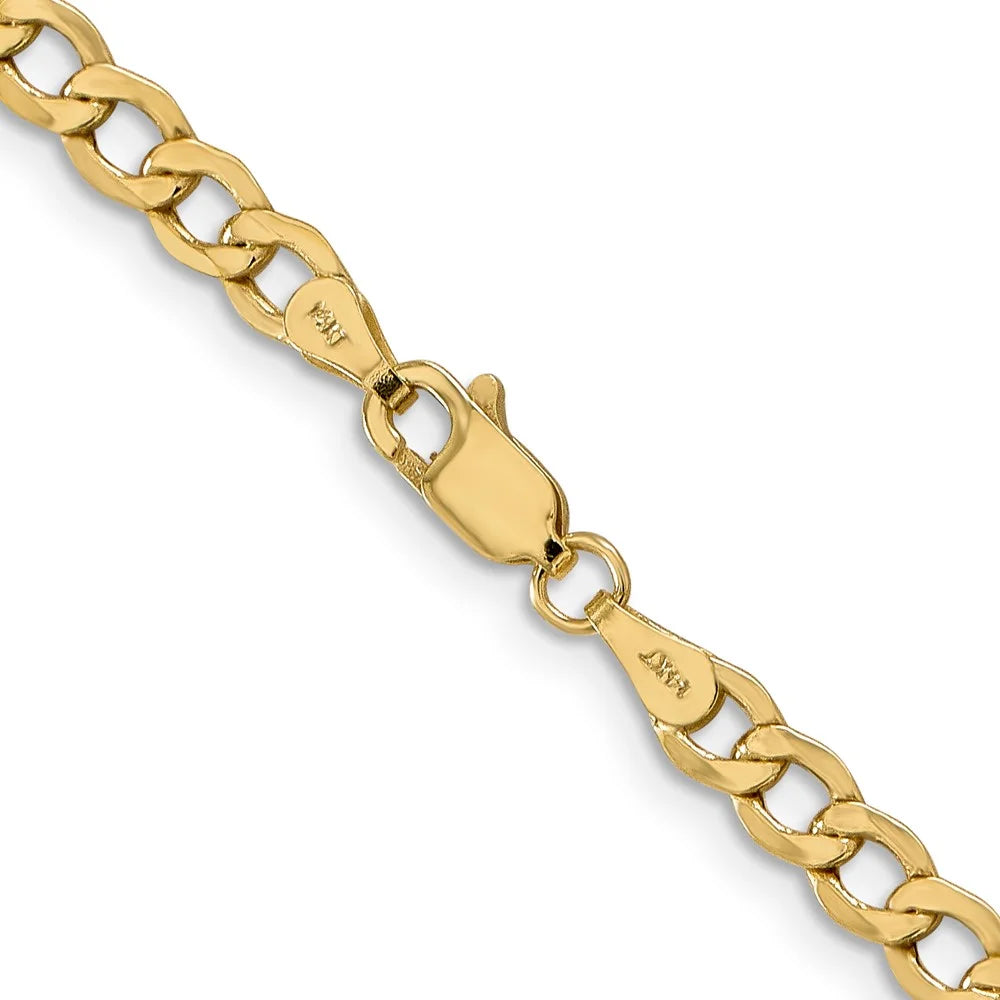 10 Karat Yellow Gold 18-inch Curb Link Chain J288