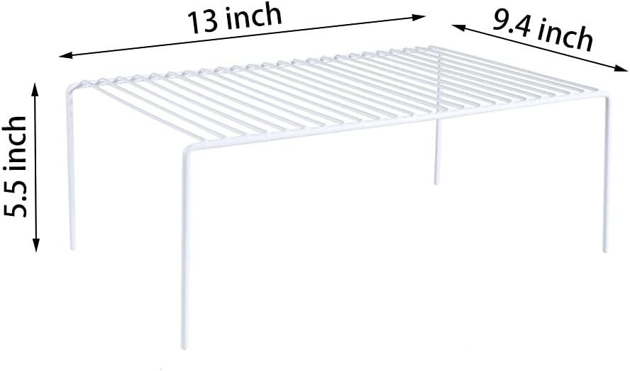 Freezer Cabinet Storage Shelf Rack, Medium (13 x 9.4 Inch) Steel Metal Frame, 1 Pack S174558