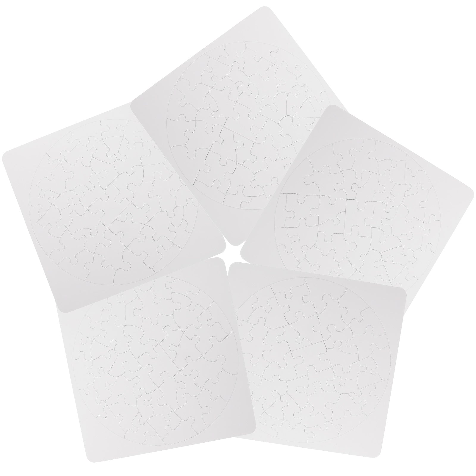 Blank Puzzle Craft Toy Supply F2845
