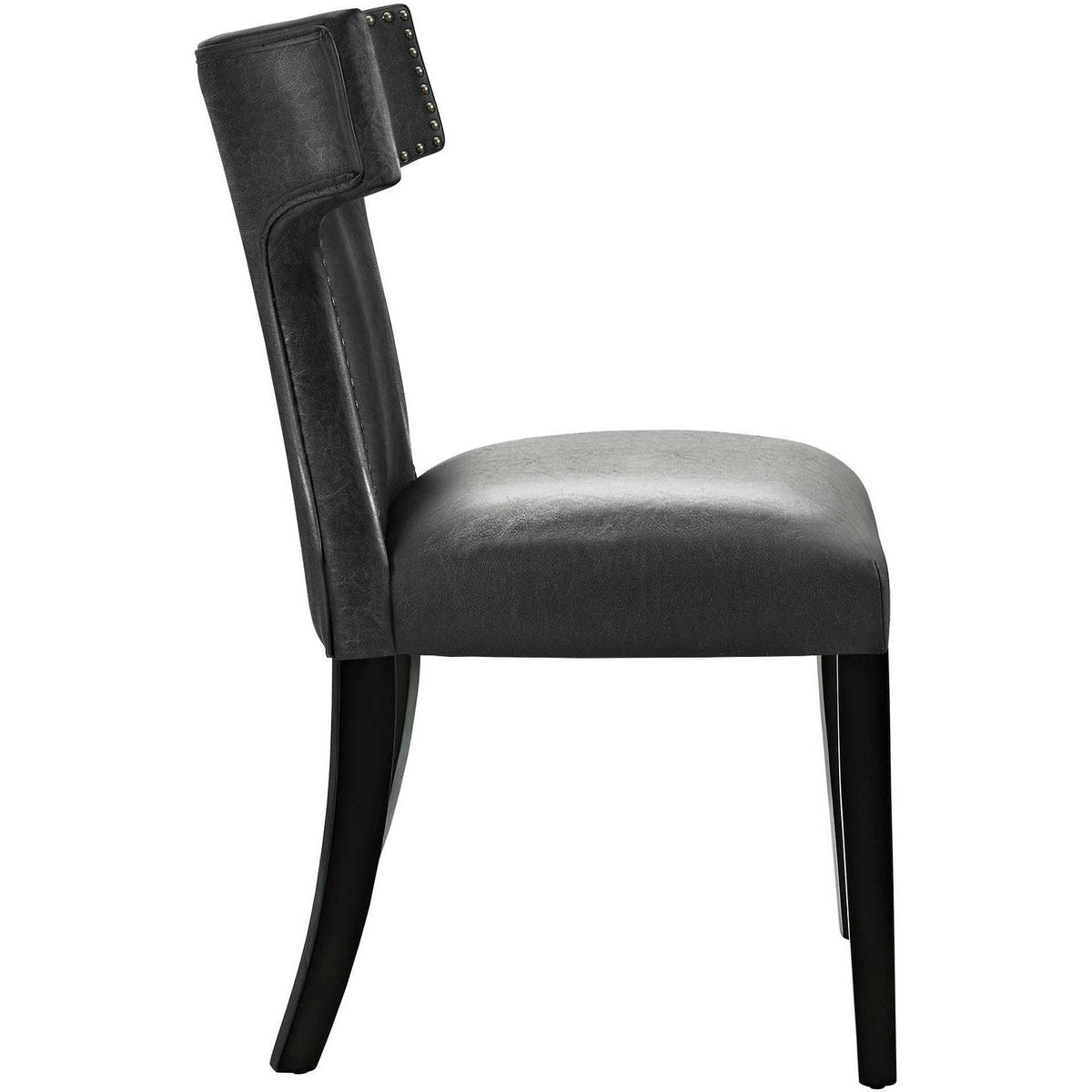 Black Vinyl Dining Chair G73775
