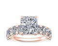 14K Rose Gold Diamond Engagement Ring N5954
