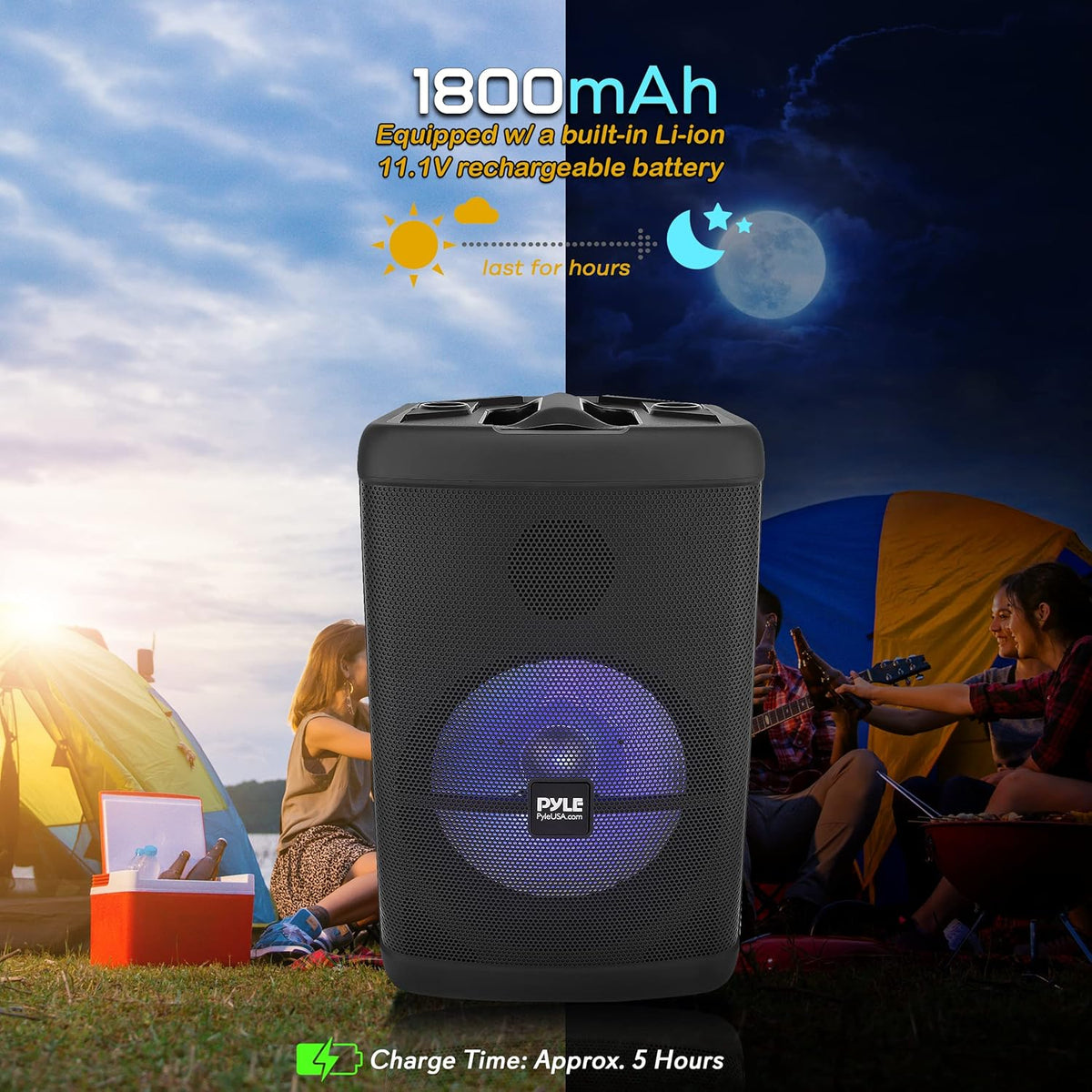 500W 15” Rechargeable Portable Bluetooth PA Speaker Z69114