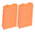 20 Pack 12" Orange Plastic Flatbed Edge Protector S637