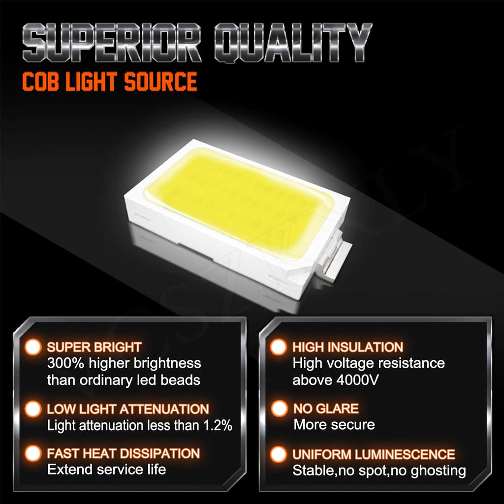 9005 H11 LED Headlight Bulbs Combo Kit 4-Pack K8220