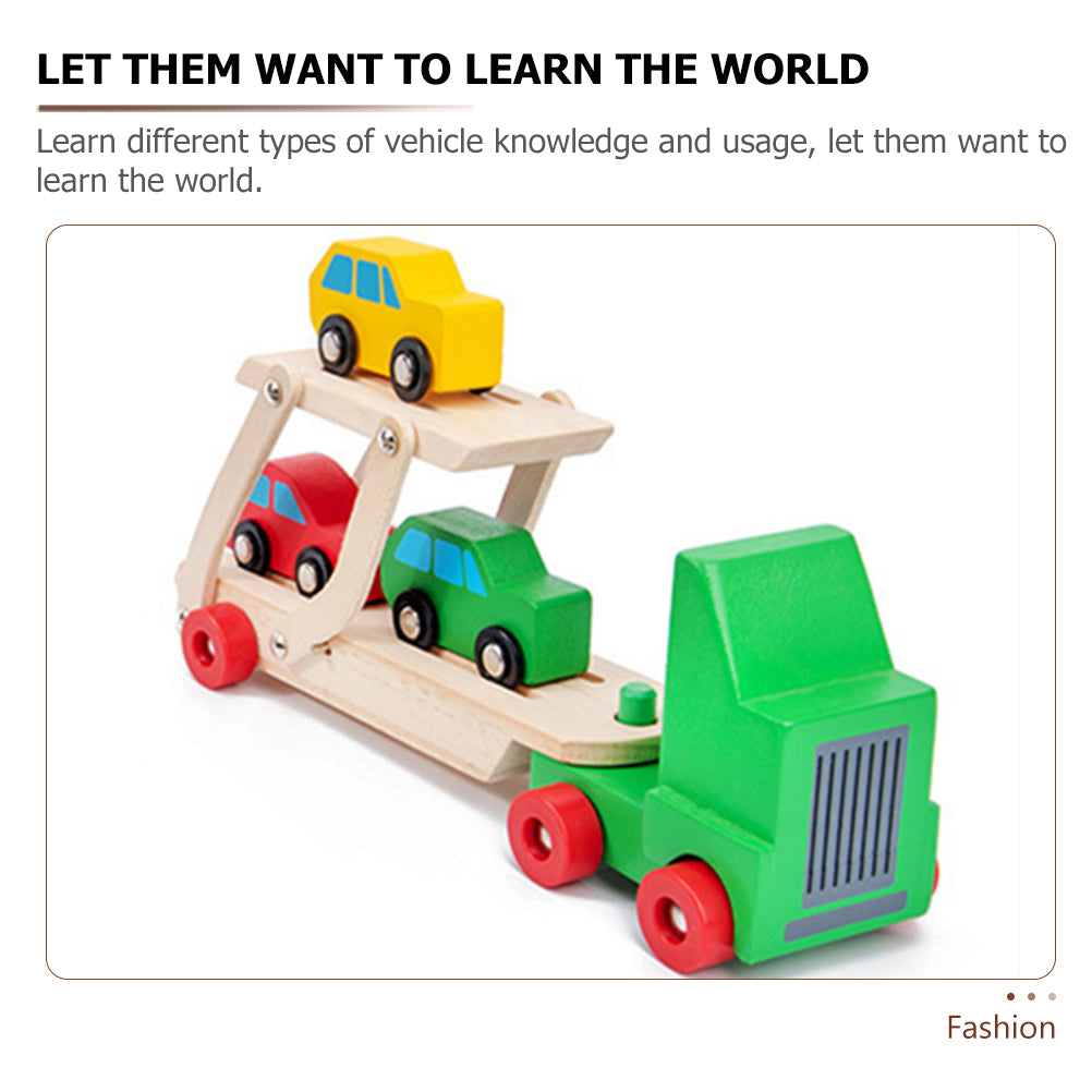 Wooden Kids Car Pickup Truck Figurine J482962