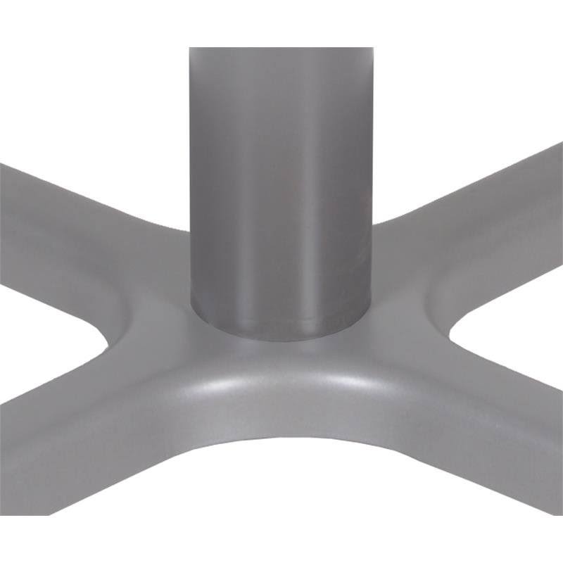 Mahogany Grey Square X-Base Table H9450