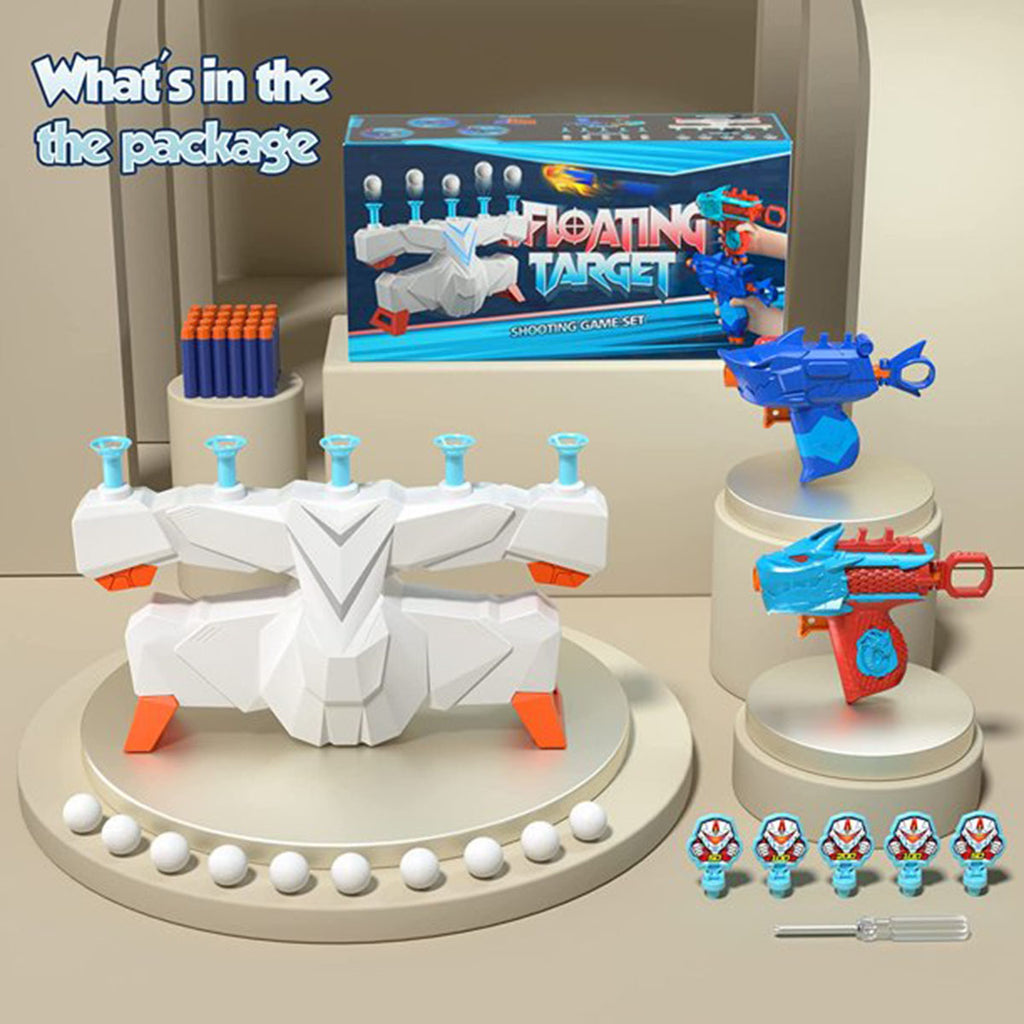 Floating Ball Targets with 2 Foam Shooting Guns Toy Game Set V418757