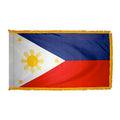 Philippines Flag with Side Pole Sleeve and Fringe E3360