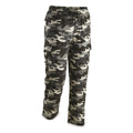Gray Camo Cargo Sweatpants O170