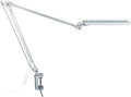 Silver Metal Swing Arm Desk Lamp with Clamp H967755