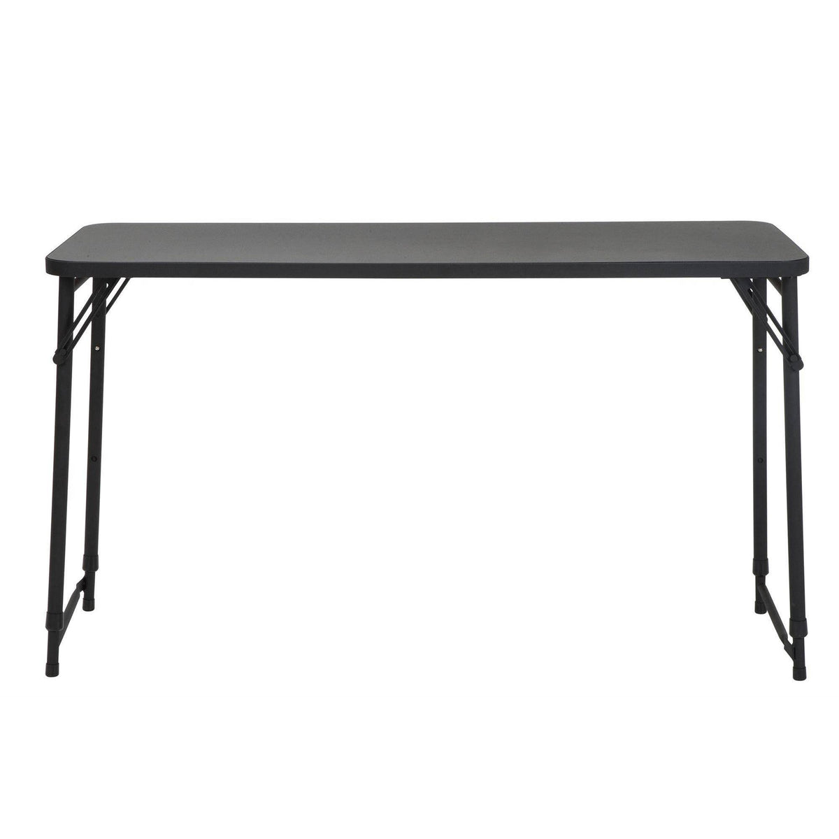 Adjustable Height PVC Top Table Black X376253