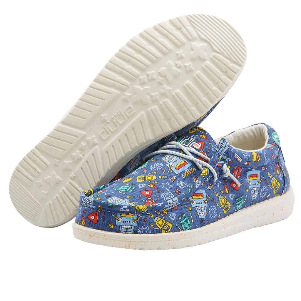 Youth Navy Camo Wally Shoes D261409