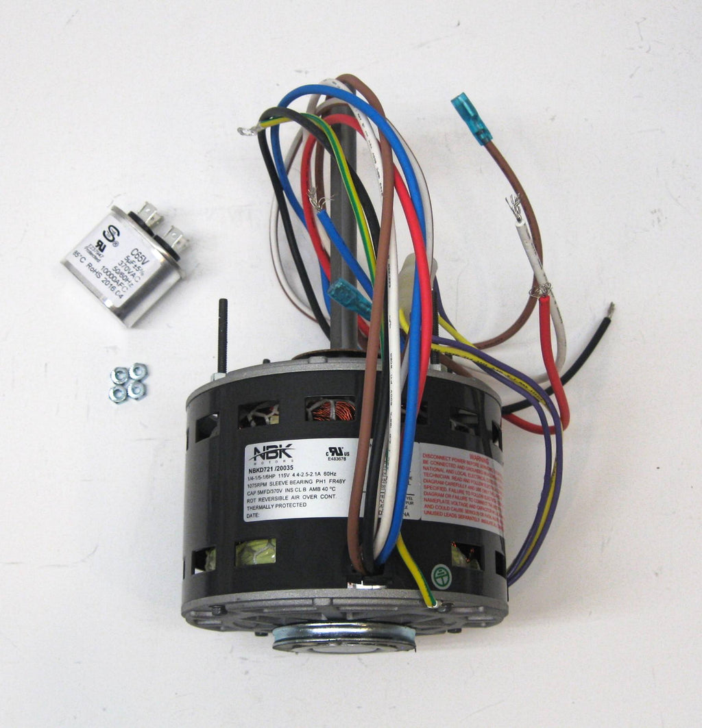 1/4 HP 1075 RPM 115 Volts 3 Speed Direct Drive Blower Motor Z1271