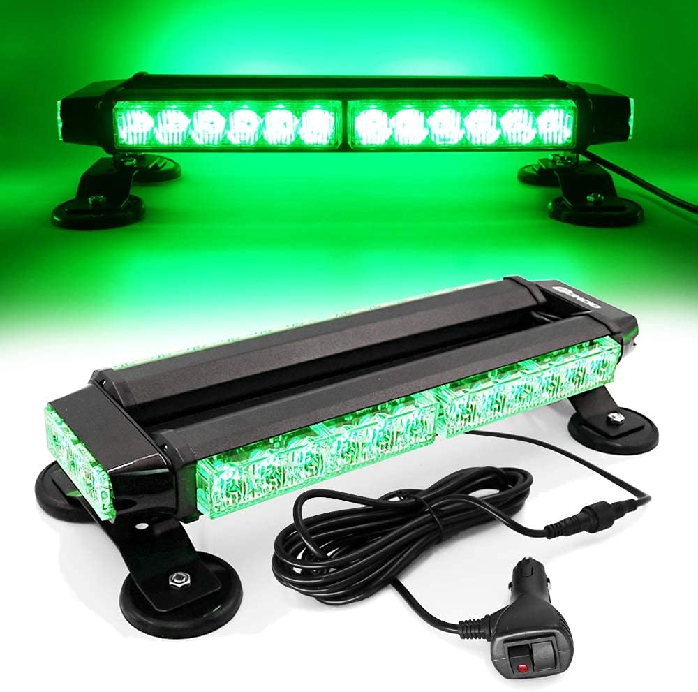 Blue 30 LED Magnetic Base Emergency Beacon Light Bar Pack of 2 H237