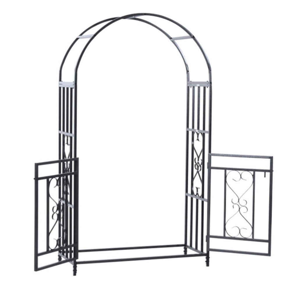Black Metal Garden Arch S7749