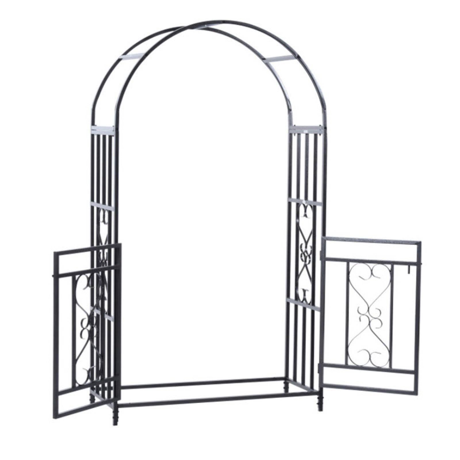 Black Metal Garden Arch S7749