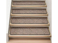 Set of 12 Black Indoor Carpet Stair Treads K478