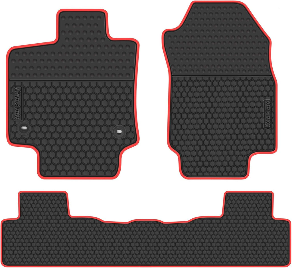 Custom Fit Black Rubber Car Floor Mats for Toyota RAV4 2019-2022 Y6546