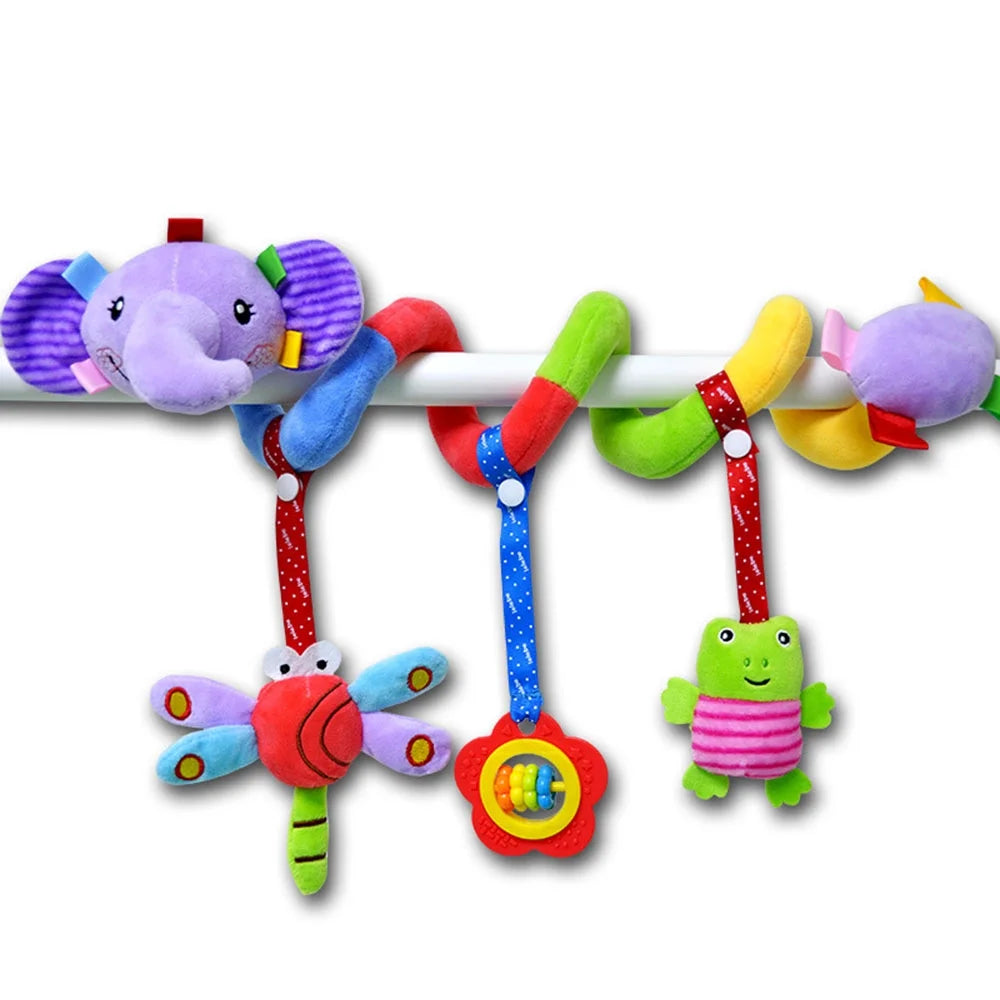 Baby Spiral Plush Toy for Car Seat Crib Stroller O8948