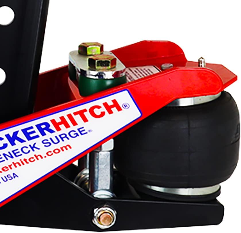 Gooseneck Air Hitch & Coupler, Round 4" Angled Pin 30K Coupler 9" Offset L48268