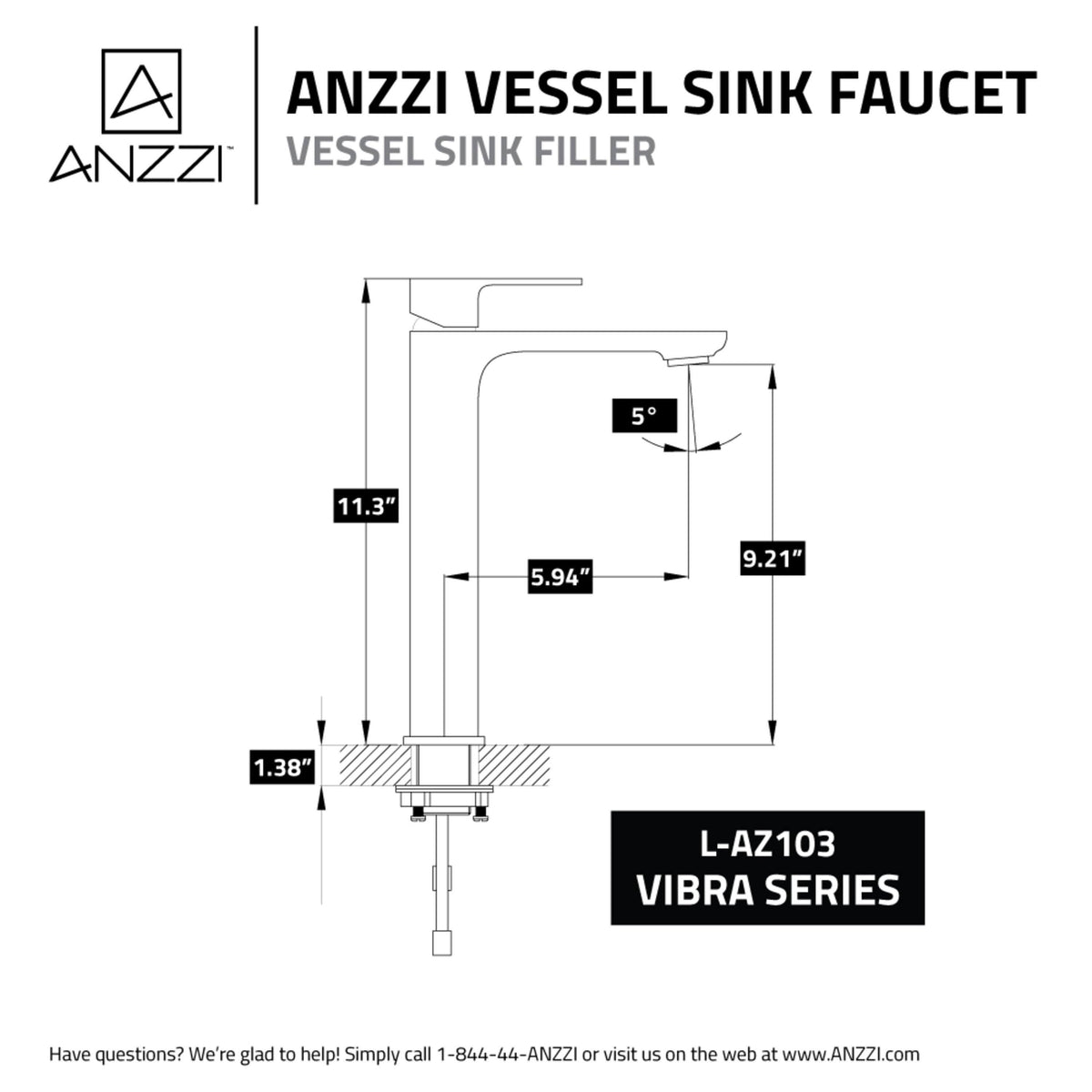 Polished Chrome Single Hole Single-Handle Bathroom Sink Faucet Q1845