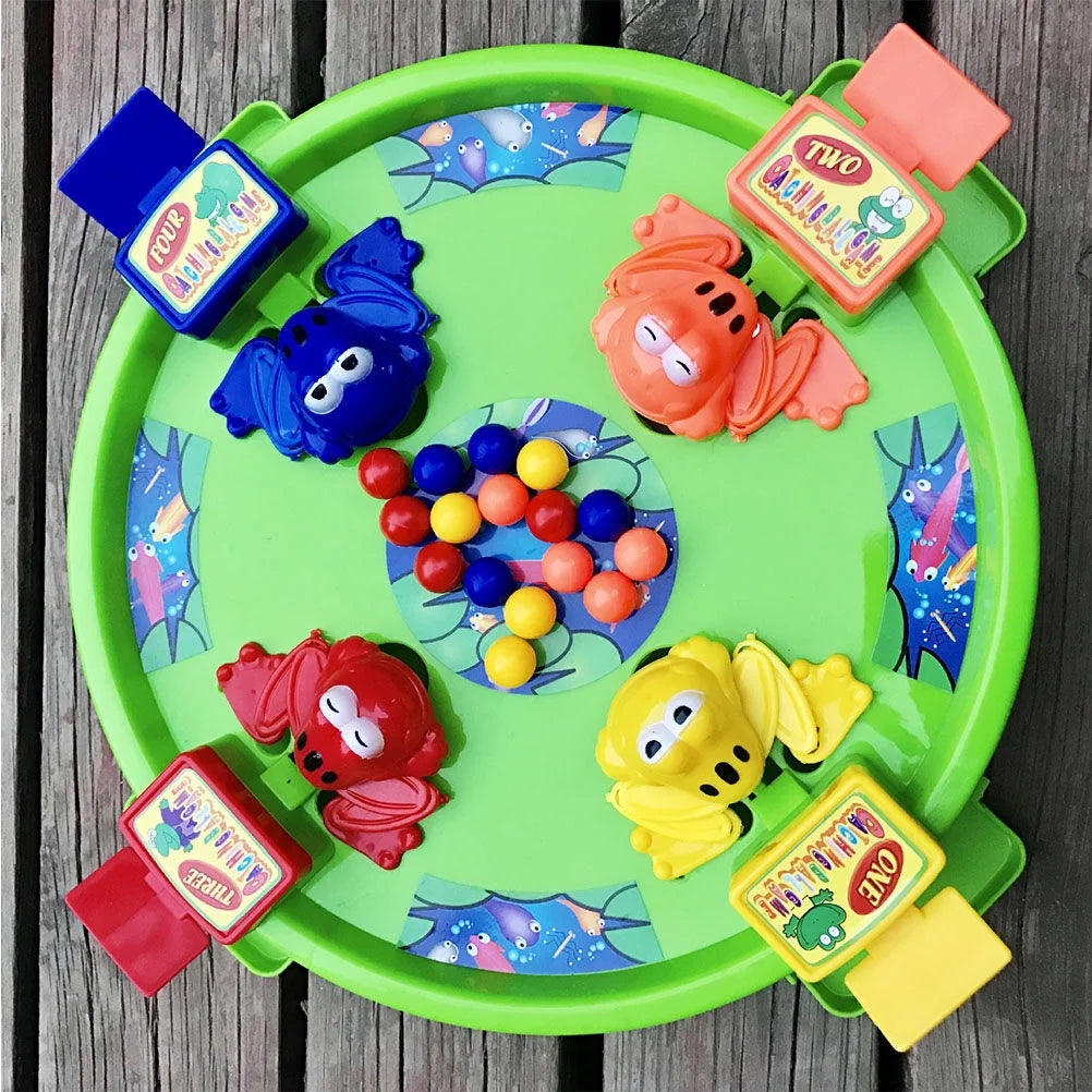 Frogs Eating Balls Board Game Toy Set D260