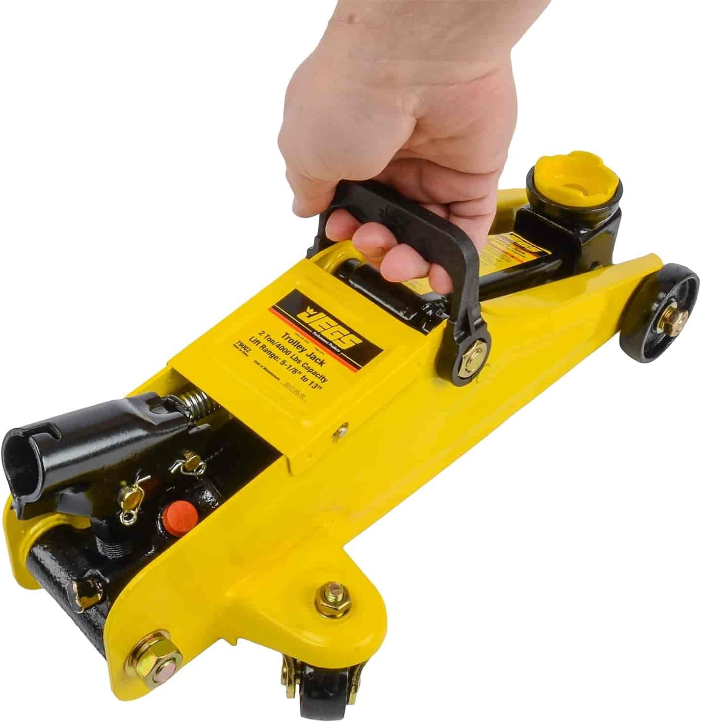 2-Ton Hydraulic Floor Jack and Jack Stands with Steel Frames W1023