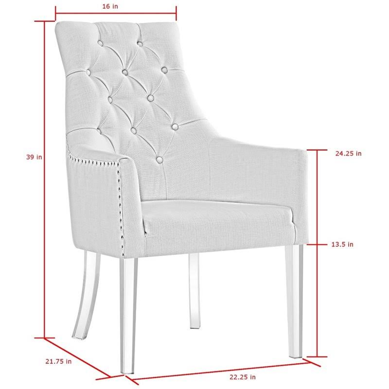 Cream White Dining Chair Set of 2 M493