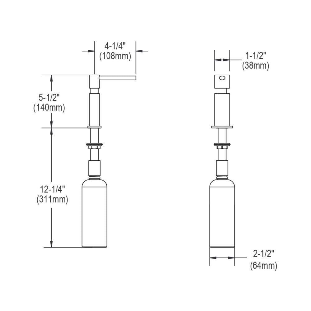 Chrome Soap Dispenser K80552