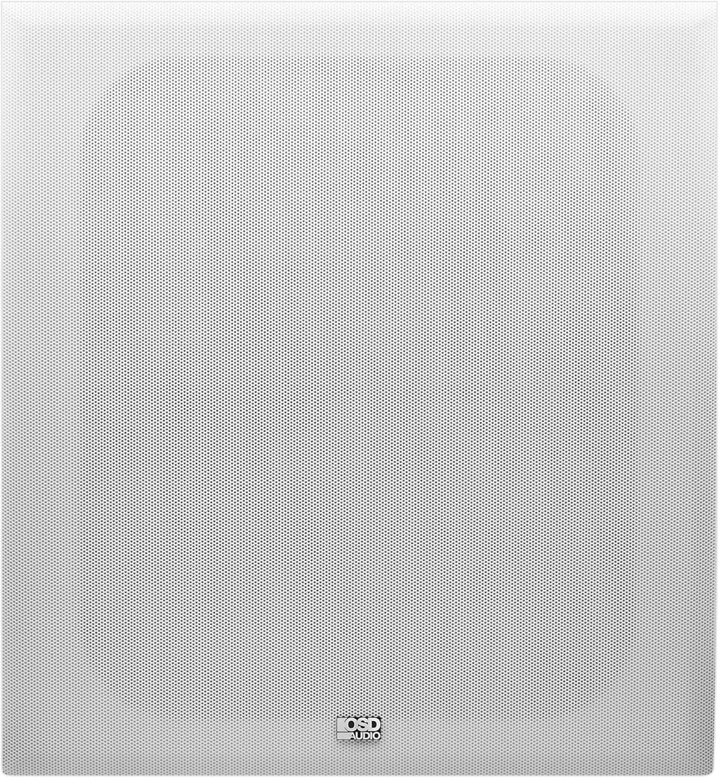 8" Trimless In Wall Subwoofer 200W Sealed Enclosure Magnetic Grill W81598