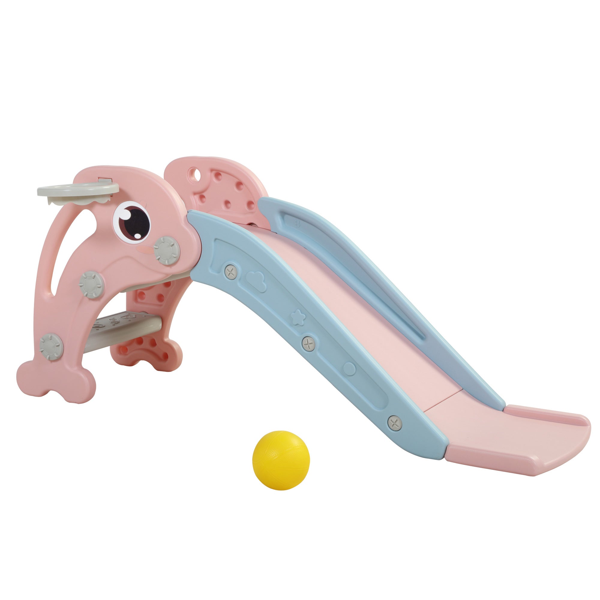 Toddler Slide with Basketball Hoop O317504