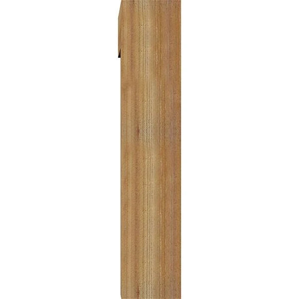 Rough Sawn Bracket with Offset Brace, Western Red Cedar Q9022