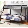 Green Metal Twin Full Bunk Bed R589033