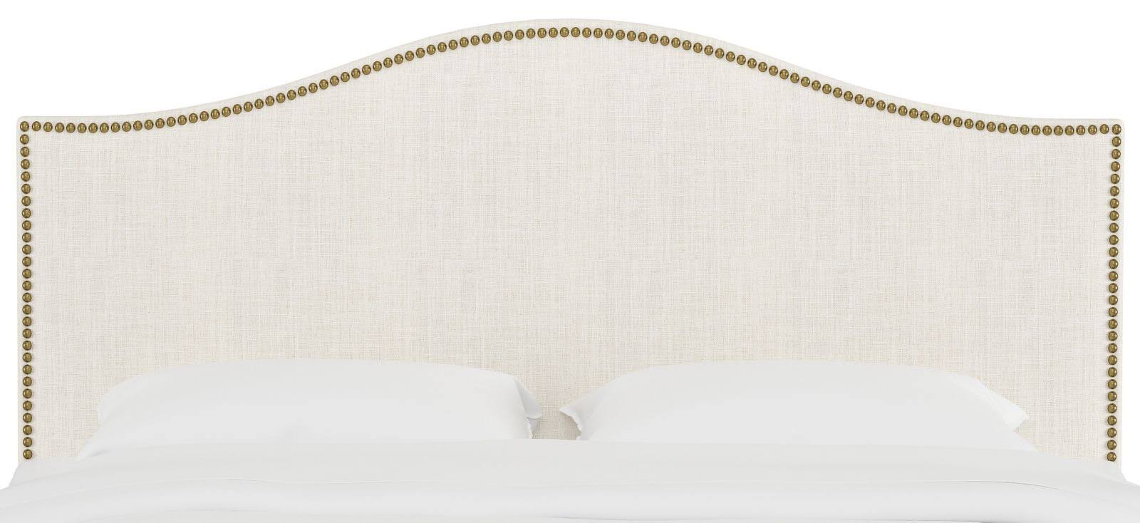 California King Nail Button Headboard D5737