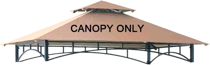 Khaki 5x8 Grill Gazebo Replacement Canopy B308