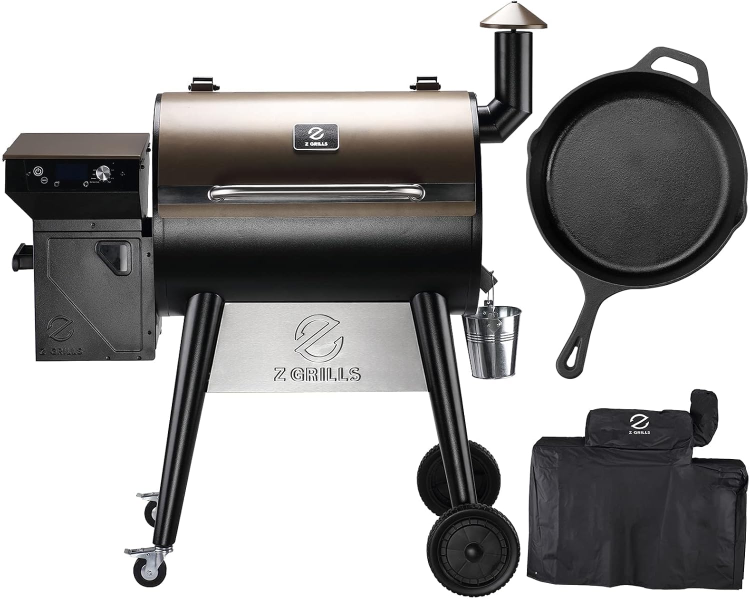 Wood Pellet Grill & Smoker with Digital Controller E366