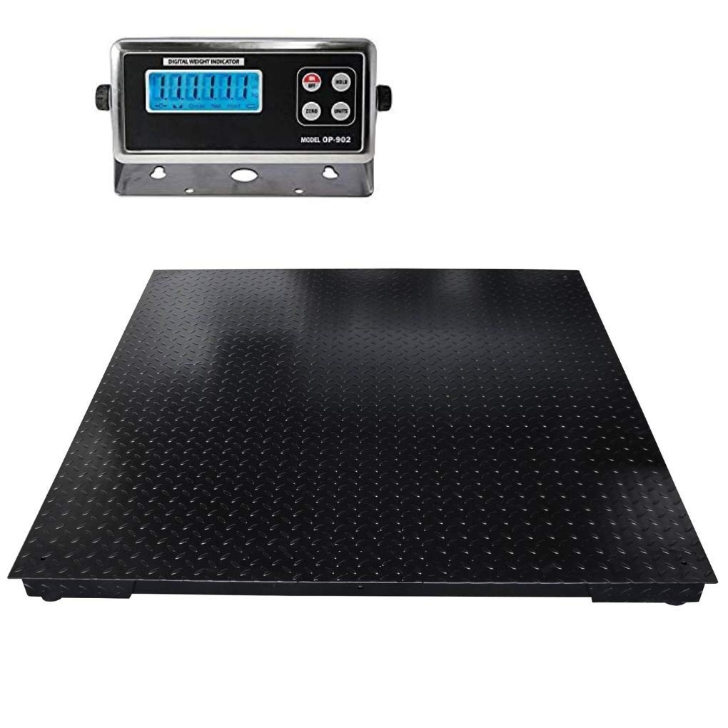 Pallet Scales with Digital Indicator, 48x48, 10.000 lb x 1 lb L347902