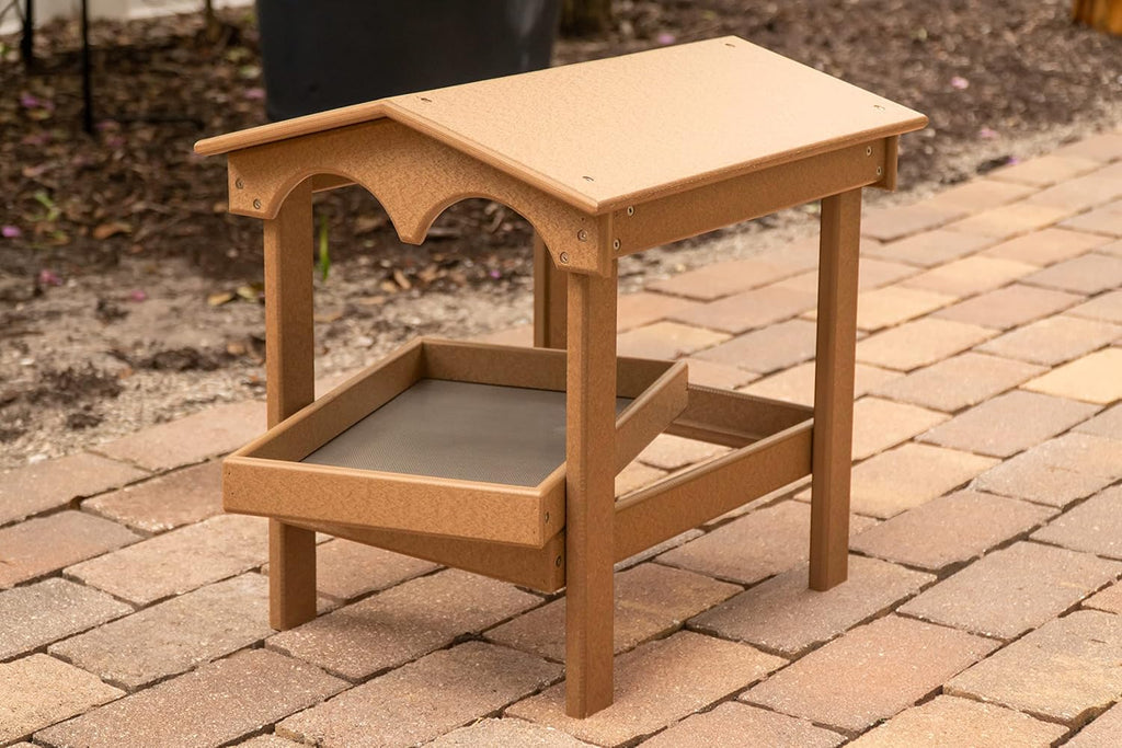 Large Covered Ground Feeder with Removable Tray W439625