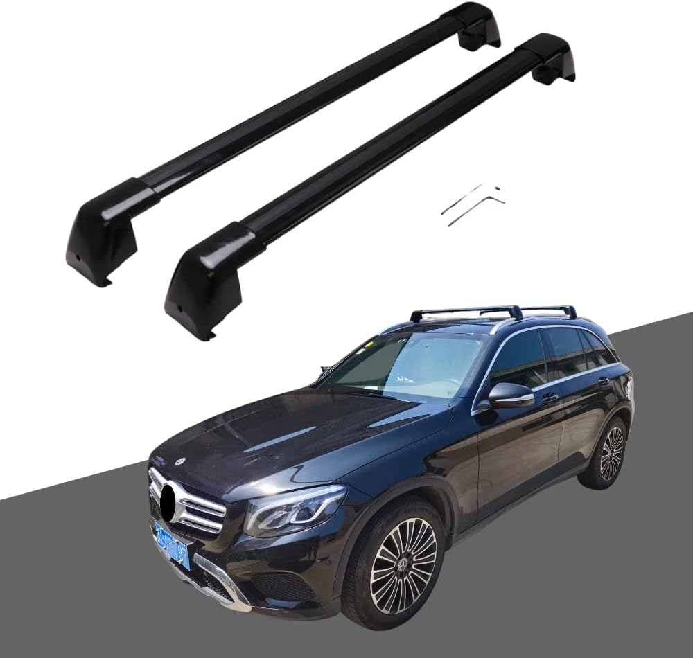 Black Aluminum Roof Rack Cross Bars E435779